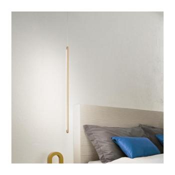 Ondaluce - LED dimmelhető függeszték kábelen GENIUS LED/12W/230V, átmérő 1,5 cm, aranyszínű SO.GENIUS/V-ORO kép