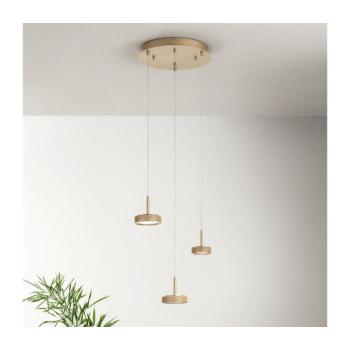 Ondaluce - LED fényerőszabályozható kábellel függesztett csillár NINA LED/24W/230V átm. 35 cm aranyszínű SO.NINA/3-ORO kép