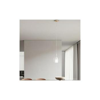 Ondaluce - TH kábeles függőlámpa 1xE27/15W/230V átm. 19,5 cm arany/tiszta SO.TH/3-TRASP kép