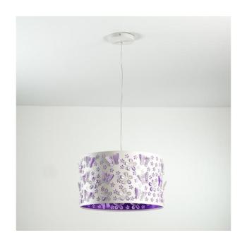 ONLI - Gyerek csillár TITILLA 1xE27/22W/230V lila/fehér 4779/S kép