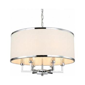 Open Design OR80216 - Láncra függesztett CASA csillár 6xE14/15W/230V krémszínű/fényes króm OR80216 kép