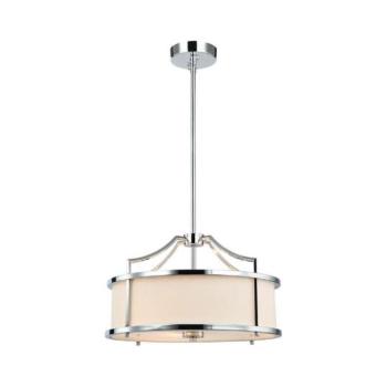Open Design OR80865- Rúdon függesztett csillár STANZA 3xE27/15W/230V pr. 42 cm l. króm/fehér OR80865 kép