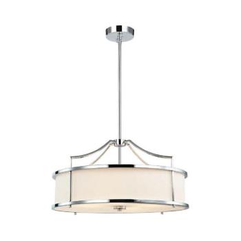 Open Design OR80872- Rúdon szerelt STANZA csillár 4xE27/15W/230V Ø 55 cm, króm/fehér OR80872 kép