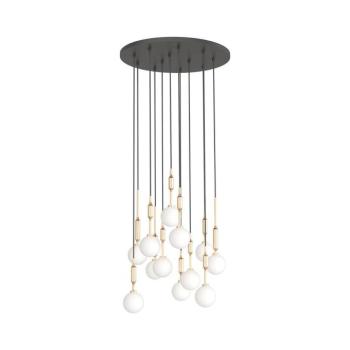Open Design OR85396 - ERO kábelre függesztett csillár 12xG9/8W/230V arany OR85396 kép