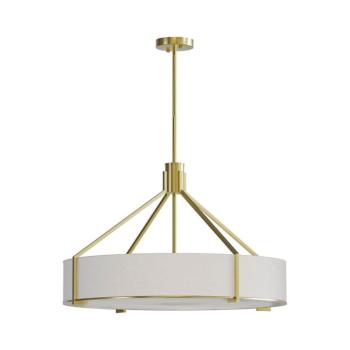 Open Design OR85662 - Rúdon függesztett csillár DORETTO 6xE27/15W/230V átm. 70 cm arany/fehér OR85662 kép
