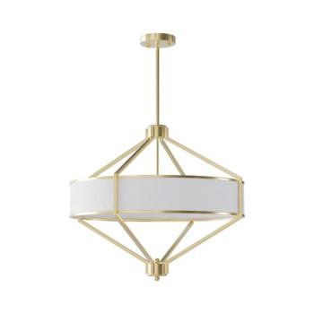 Open Design OR85839 - ZUNDO rúdon szerelt csillár 4xE27/15W/230V sárgaréz/fehér OR85839 kép