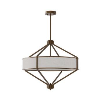 Open Design OR85846 - ZUNDO rúdon szerelt csillár 4xE27/15W/230V barna/bézs OR85846 kép