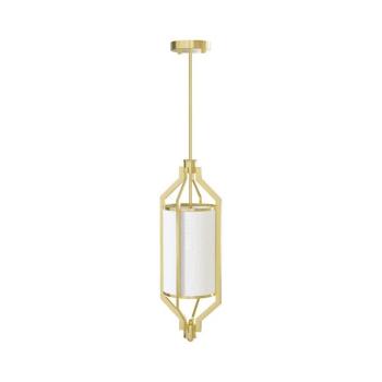 Open Design OR85860 - Rúddal szerelt csillár ZUNDO 1xE27/15W/230V sárgaréz/fehér OR85860 kép