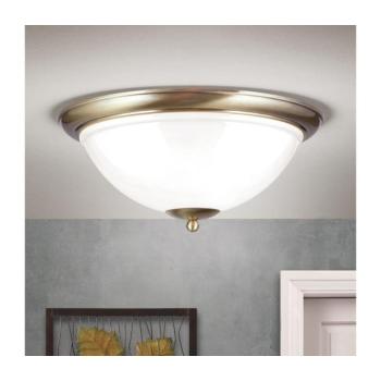 Orion DL 7-677/50 - Mennyezeti lámpa AUSTRIAN OLD LAMP 3xE27/60W/230V bronz/fehér DL 7-677/50 Patina/356 opal kép