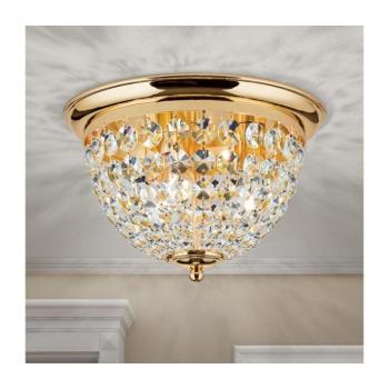 Orion DLU 1840/35-Kristály mennyezeti lámpa PLAFOND 3xE27/40W/230V átm. 35 cm arany DLU 1840/35 gold kép