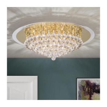 Orion DLU 2378/9/62-Kristály mennyezeti lámpa GLORIA 9xG9/40W/230V átm. 62 cm arany DLU 2378/9/62 gold kép