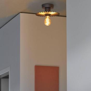 OSRAM Decor Plissee mennyezeti világítás, szürke, acél, E27 kép