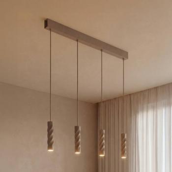 OSRAM Decor Twirl lógó lámpa, bézs, hossza 86 cm, 4 izzós kép