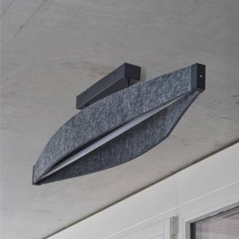 OSRAM LED mennyezeti lámpa Decor Flat Felt, szürke, filc, 3000 K kép