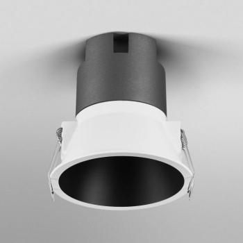 OSRAM LED süllyesztett spotlámpa TWIST, fehér/fekete 840 Ø 9,3 cm fém kép
