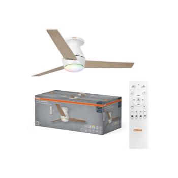 Osram - RGB LED fényerőszabályozható mennyezeti látor NORDES LED/18W/230V 3000-6500K + távirányító 4058075857711 kép