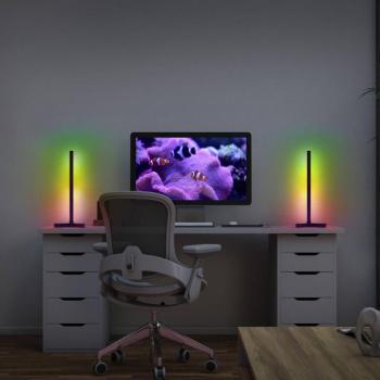 OSRAM SMART+ WiFi asztali lámpa CORNER MAGIC, fekete 43 cm RGB kép