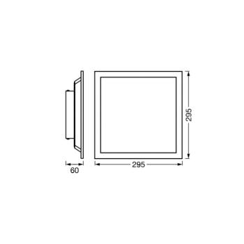 OSRAM SMART+ WiFi LED panel PLANON MAGIC, fehér 30 cm RGB CCT kép