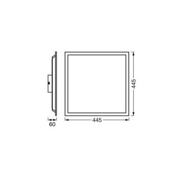 OSRAM SMART+ WiFi LED panel PLANON MAGIC, fehér 45 cm RGB CCT kép