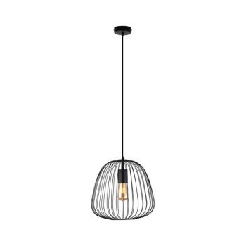 OVELLA kábeles függeszték 1xE27/15W/230V, átmérő 36 cm, fekete W-KM 1369/1 BK-B kép