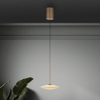 Paul Neuhaus LED lógó lámpa Elipsa, 1 izzó, fehér/bronz kép