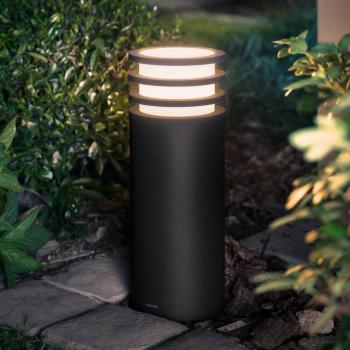 Philips Hue Lucca LED talapzati lámpa, fekete, RGBW okos, IP44