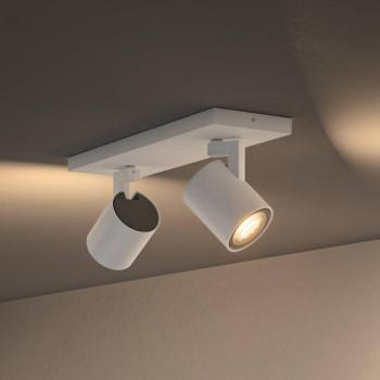 Philips Hue Spot Runner, fehér, 2 izzós, GU10, fényerő-szabályozó kapcsoló kép