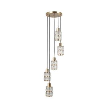 PND-40668-5-HBR - ALMA kábeles csillár 5xE27/40W/230V arany PND-40668-5-HBR kép