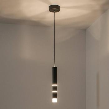 PURE Vega LED lógó világítás, hengeres, fekete kép