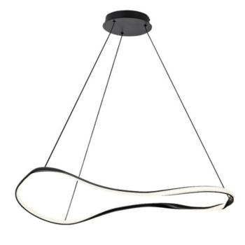 Rábalux , 72266 , Mirossi , Függeszték , fekete , IP20 , 4000K , 40W kép