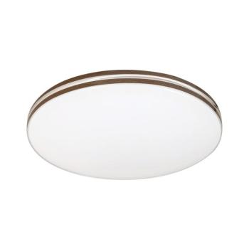 LED lámpatest , mennyezeti ,18W , természetes fehér , kerek , fehér/dió , Rábalux , OSCAR kép