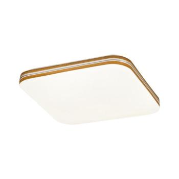LED lámpatest , mennyezeti ,18W , természetes fehér , négyzet , fehér/dió , Rábalux , OSCAR kép