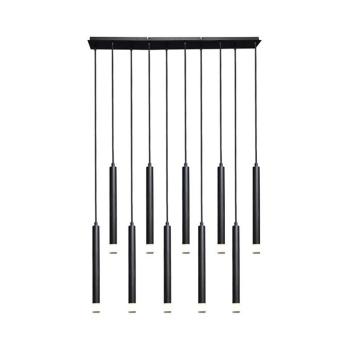 Rabalux 72364 - Csillár zsinóron RAMIRA 10xG9/5W/230V fekete 72364 kép