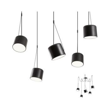 Redo 01-1828 - Csillár zsinóron DODO 5xE27/15W/230V pók 01-1828 kép