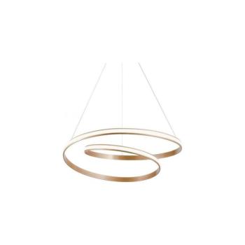 Redo 01-1891 - LED dimmelhető csillár kábellel TORSION LED/35W/230V, átm. 75 cm, bronz 01-1891 kép