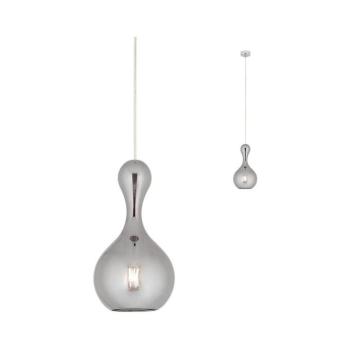 Redo 01-2256 - Csillár zsinóron LOB 1xE27/42W/230V átm. 18 cm szürke 01-2256 kép