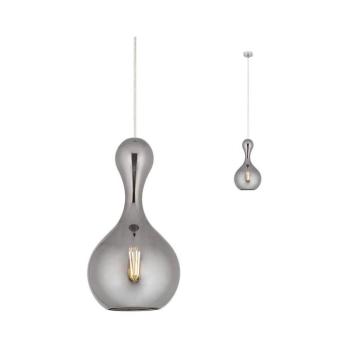 Redo 01-2259 - Csillár zsinóron LOB 1xE27/42W/230V átm. 22 cm szürke 01-2259 kép