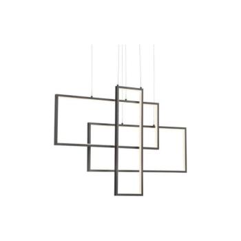 Redo 01-2315 - LED Dimmelhető csillár zsinóron PLANA LED/60W/230V fekete 01-2315 kép