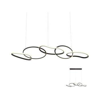 Redo 01-2599 - LED dimmelhető kábelre függesztett lámpa BIAS LED/108,6W/230V 3000K fekete 01-2599 kép