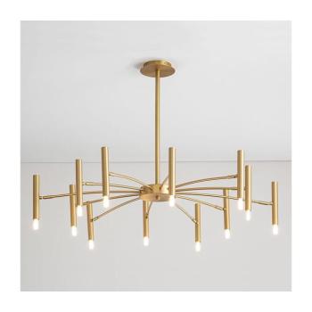 Redo 01-2774 - Csillár rúdon RAYEN 12xG9/10W/230V bronz 01-2774 kép