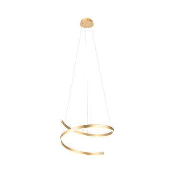 Redo 01-4014 - LED dimmelhető kábelen függesztett csillár SCROLL LED/38W/230V arany 01-4014 kép