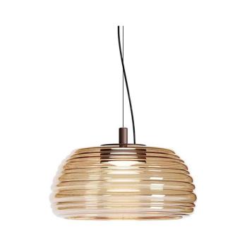 Redo 01-4542 - LED fényerőszabályozható zsinóros csillár ONDULA LED/16W/230V bézs/füstszínű 01-4542 kép