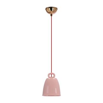 Rózsaszín gyerek függőlámpa kerámia búrával Sewilla – Candellux Lighting kép