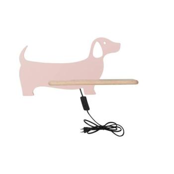 Rózsaszín gyerek lámpa Dog – Candellux Lighting kép