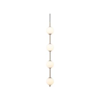 Sárgaréz színű fém LED függőlámpa üveg búrával ø 12 cm Audrey – UMAGE kép