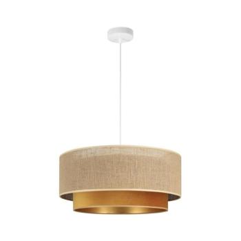SARTA kábeles csillár 1xE27/60W/230V Ø 45 cm réz/juta H0193 kép