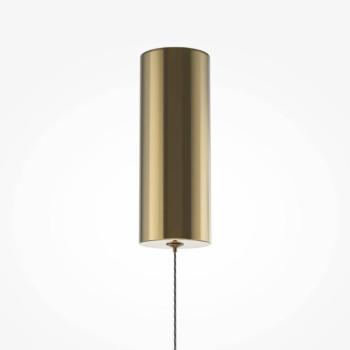 SCALA LED lógó világítás, barna/bronz, Ø 15 cm, üveg kép