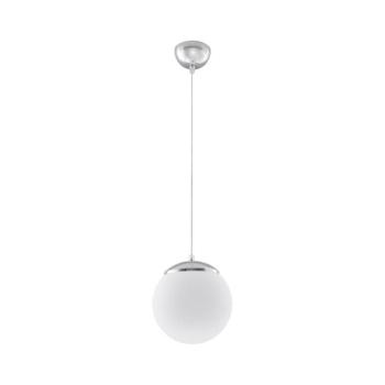 SL.0263 - UGO függőlámpa kábellel 1xE27/15W/230V, Ø 20 cm, fehér/fényes króm SL.0263 kép