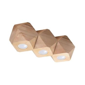 SL.1010 - Mennyezeti lámpa WOODY 3xGU10/40W/230V SL.1010 kép