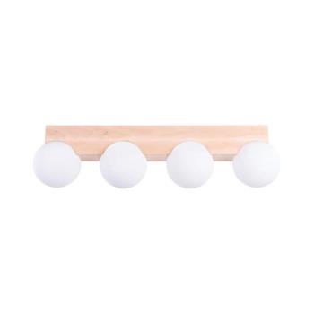 SL.1685 - Mennyezeti lámpa BULBO 4xG9/8W/230V bükkfa/fehér SL.1685 kép